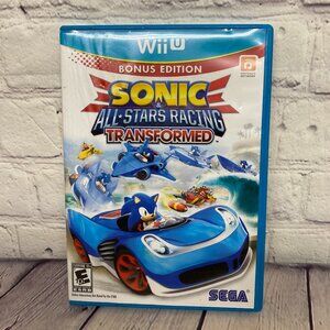 Wii U Sonic All Stars Racing Transformed Video Game Bonus Edition